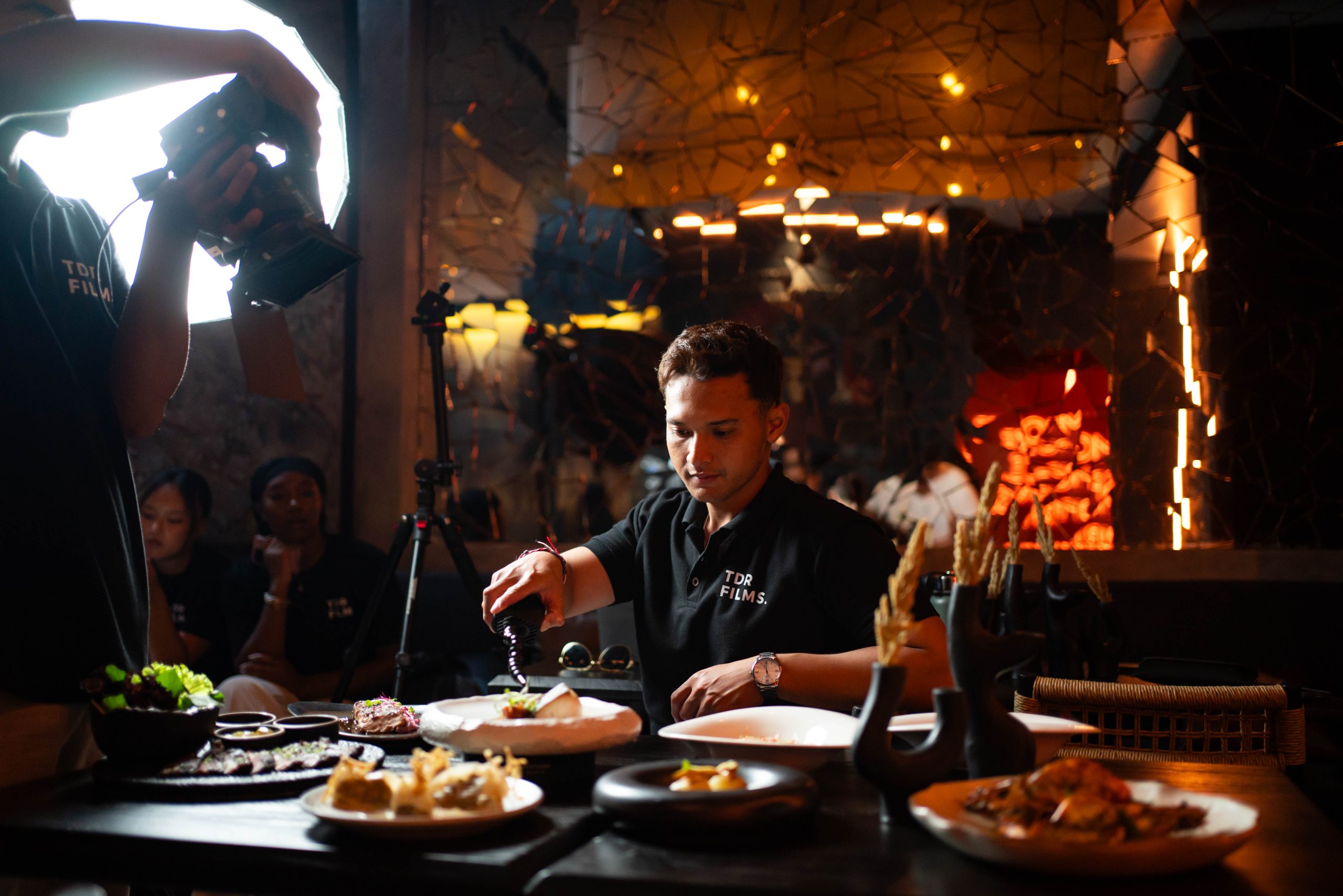 Dwi Ananda filming on location at ORYn Ubud — TDR FILMS (2026)