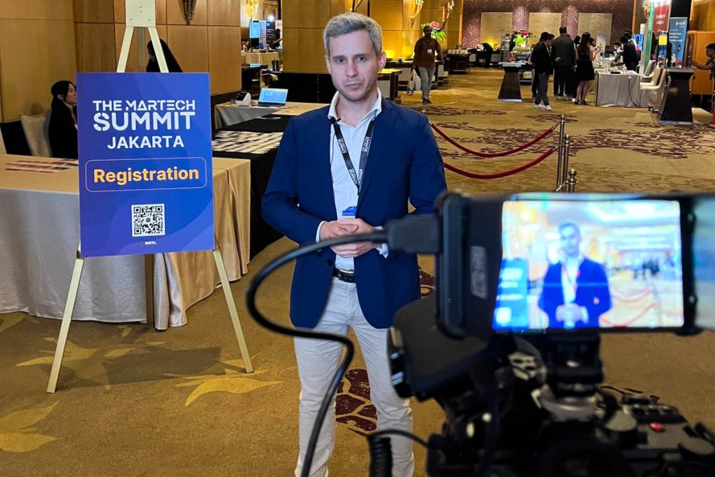 TDR FILMS crew at The MarTech Summit Jakarta (2024)