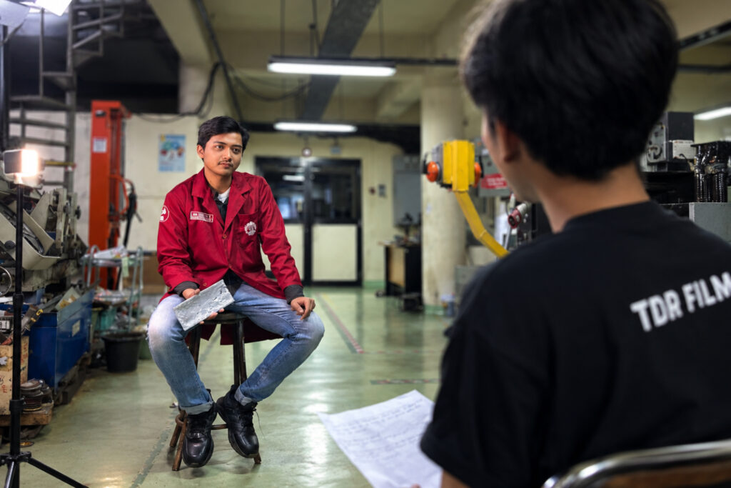 Dwi Antara filming on location at Universitas Indonesia — TDR FILMS (2023)