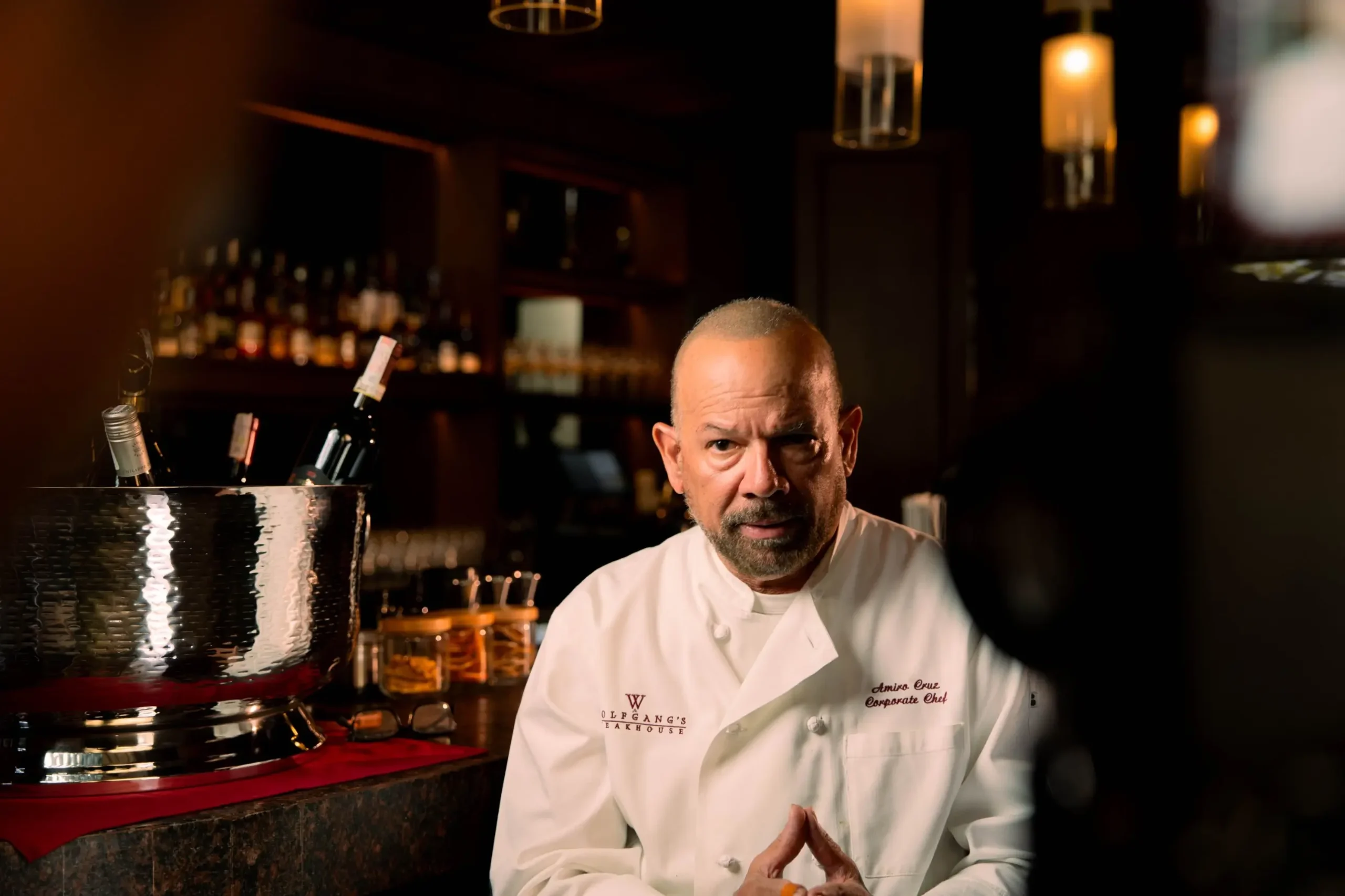 Who to hire for restaurant video in Bali – chef portrait at Wolfgang's Steakhouse, TDR FILMS