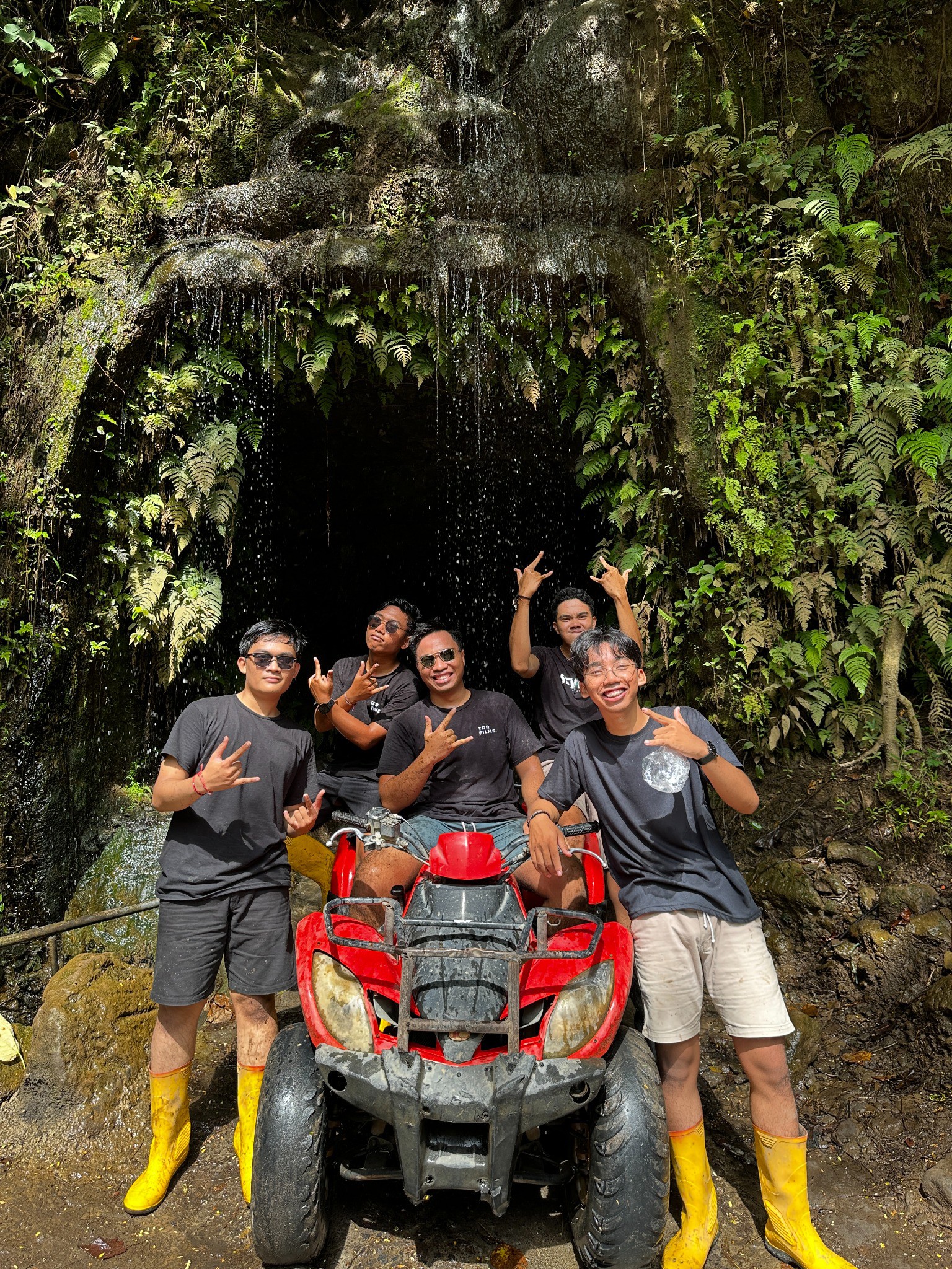 TDR FILMS team enjoying an ATV outing