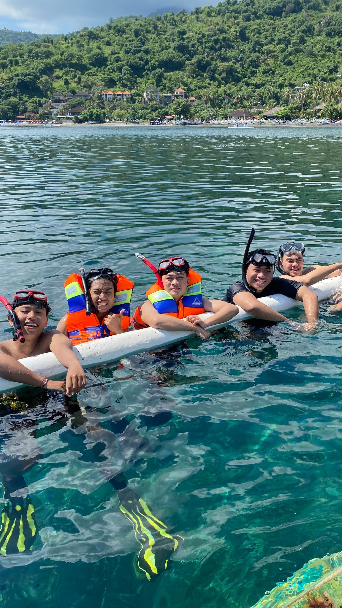 TDR FILMS team enjoying a snorkeling outing together